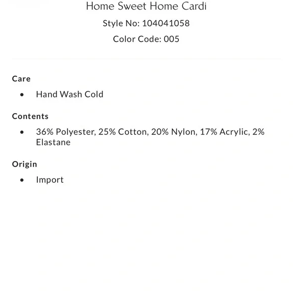 Free People Home Sweet Home Cardi- Charcoal Peri Bunny Print - Picture 7 of 9